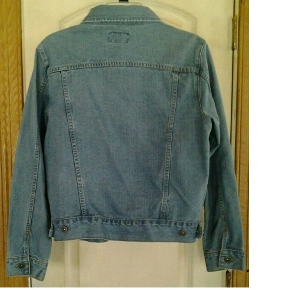 Vintage Blue Jean Denim Jacket Sz M-L - Picture 2 of 5
